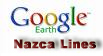 Google Earth, Nazca Lines coordinates
